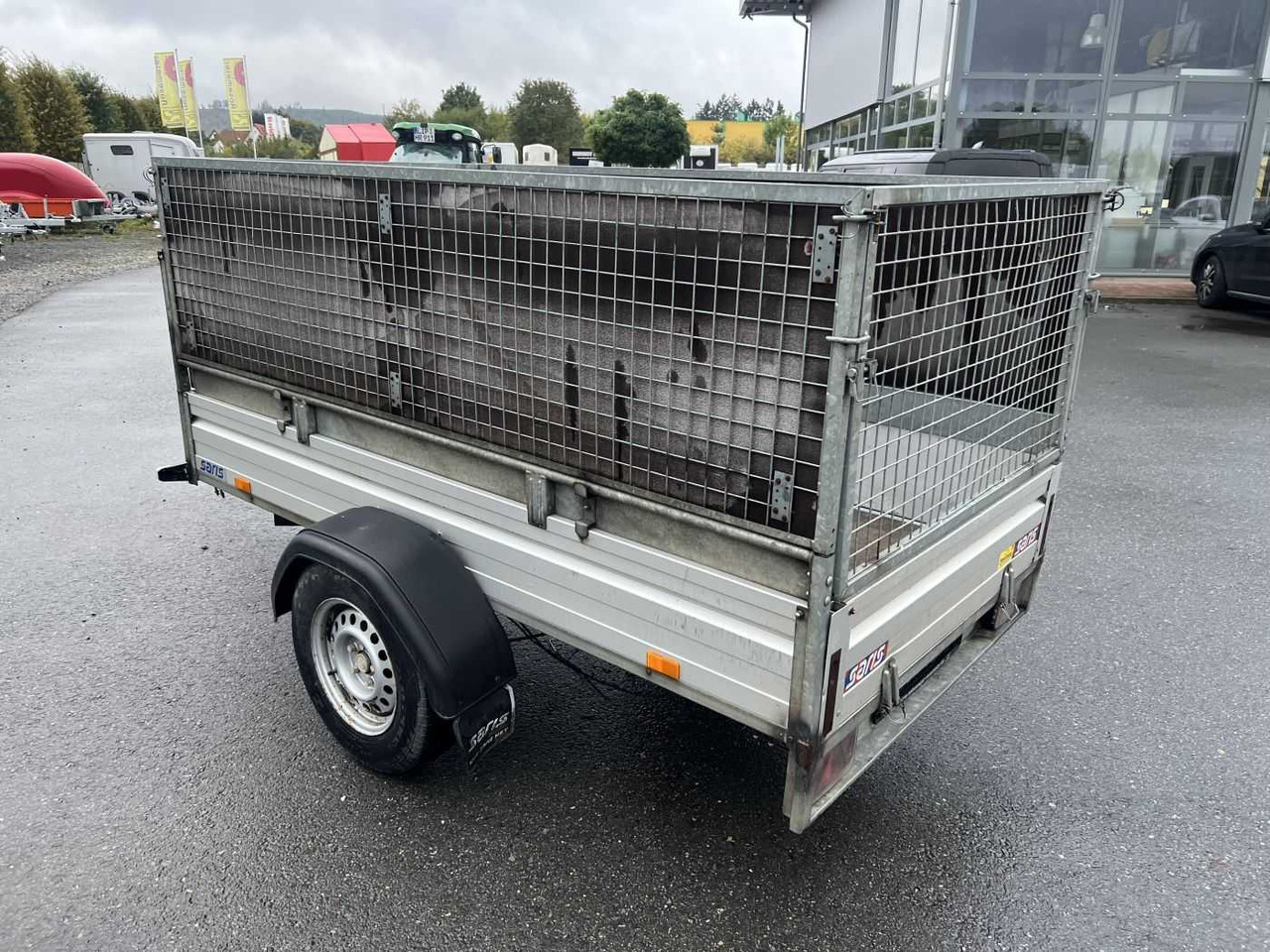 SARIS BMG135V McAlu Compact Gitter Kastenanhänger gebr - Car trailer: picture 5 SARIS BMG135V McAlu Compact Gitter Kastenanhänger gebr - Car trailer: picture 5