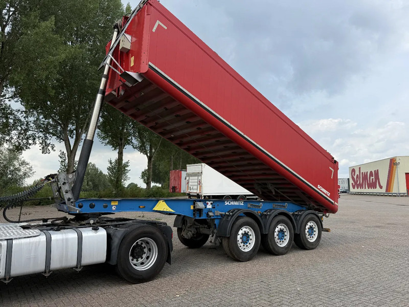 Schmitz Cargobull GOTHA 27 M3 ALUMINIUM KIPPER MET AFDEKZEIL - Tipper semi-trailer: picture 1 Schmitz Cargobull GOTHA 27 M3 ALUMINIUM KIPPER MET AFDEKZEIL - Tipper semi-trailer: picture 1