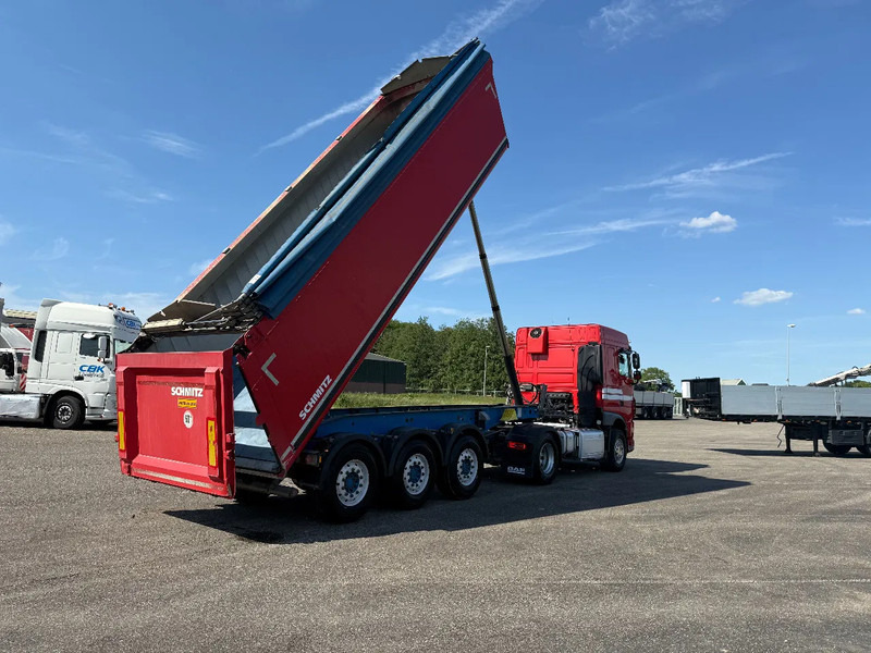 Schmitz Cargobull SGF*S3 27m3 Aluminium kipper komplett mit 2017 DAF XF440 Komplett €22.899,- - Tipper semi-trailer: picture 1 Schmitz Cargobull SGF*S3 27m3 Aluminium kipper komplett mit 2017 DAF XF440 Komplett €22.899,- - Tipper semi-trailer: picture 1