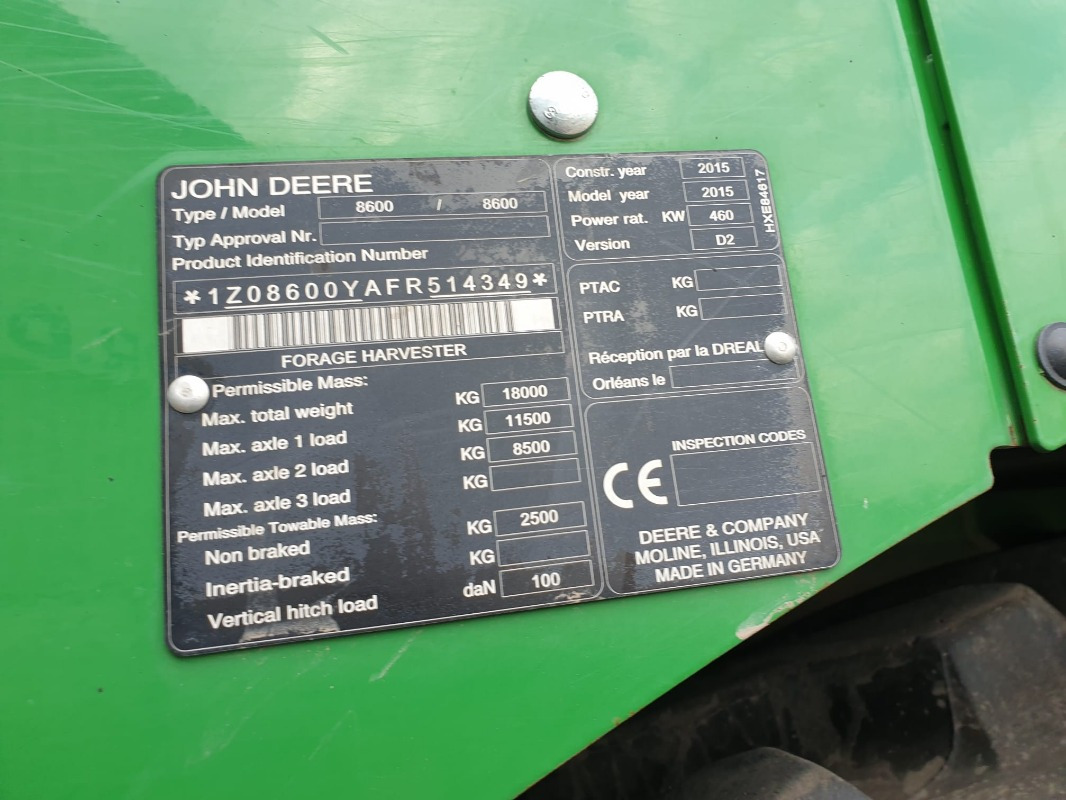 John Deere 8600 - Harvester: picture 4 John Deere 8600 - Harvester: picture 4