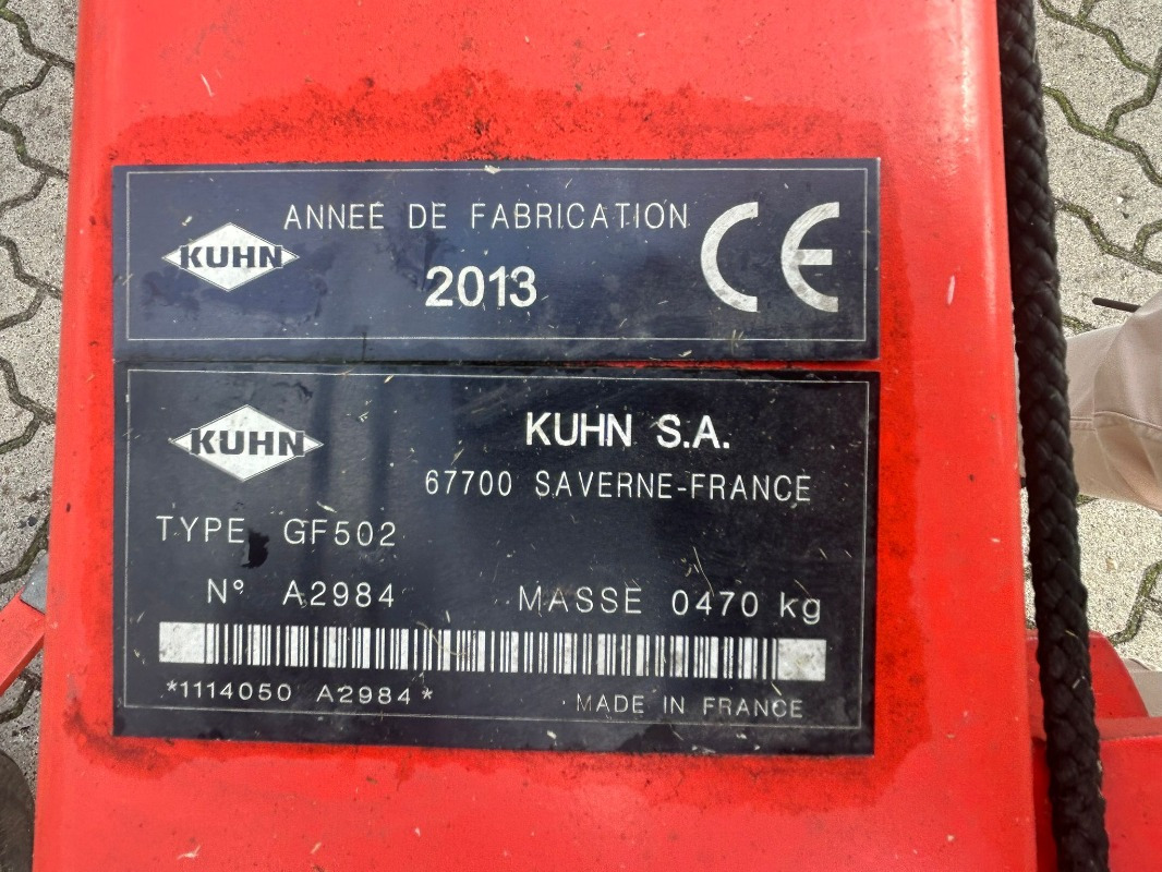 Kuhn GF 502 - Tedder/ Rake: picture 2 Kuhn GF 502 - Tedder/ Rake: picture 2
