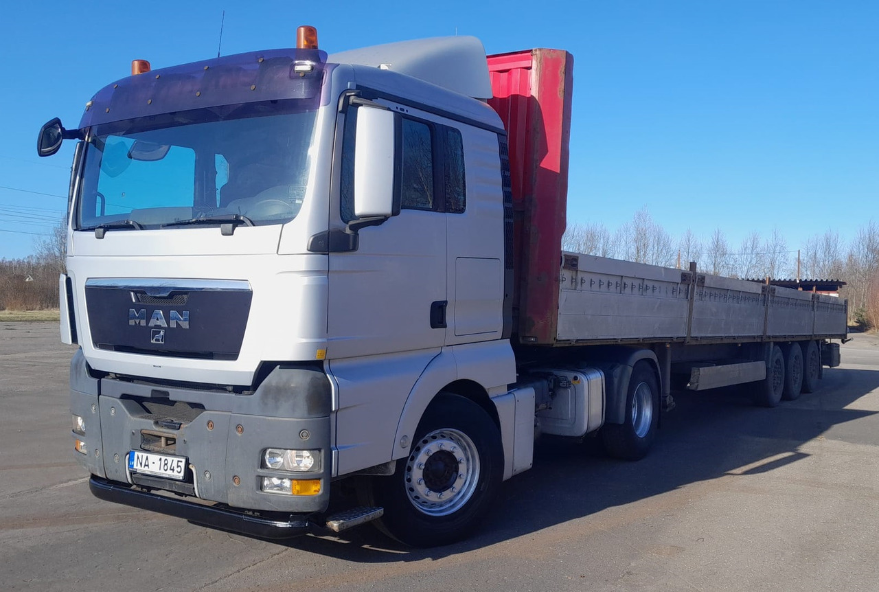 Dropside/ Flatbed semi-trailer KRONE SD: picture 7