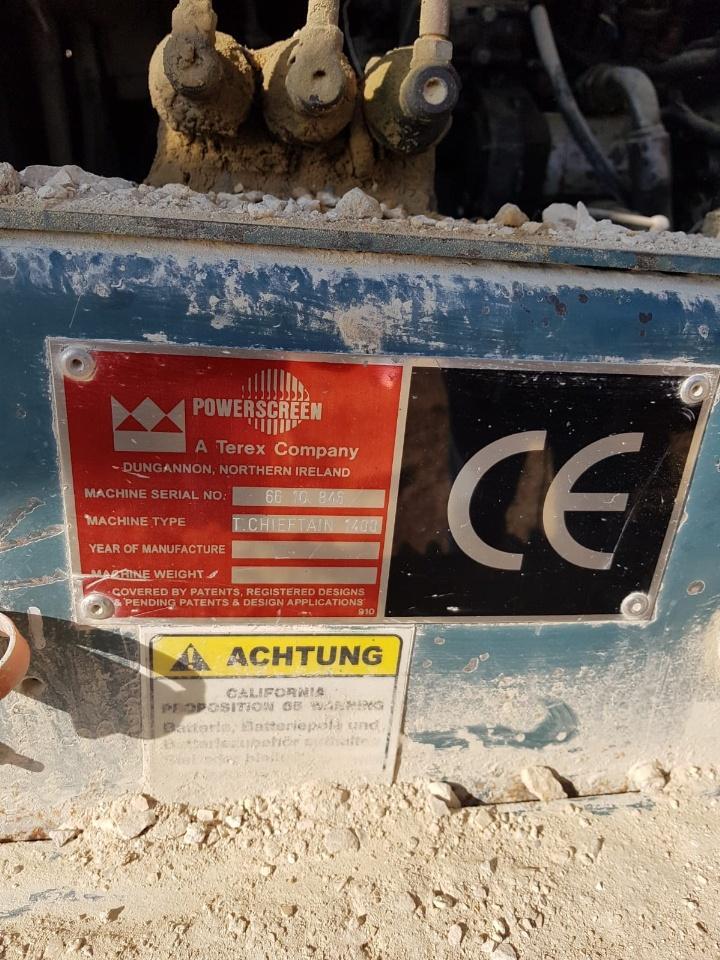 Powerscreen Chieftain 1400 - Screener: picture 5 Powerscreen Chieftain 1400 - Screener: picture 5