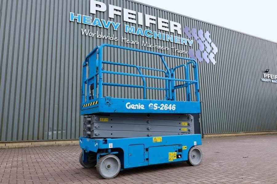 Genie GS2646 Electric, Working Height 9.80m, Capacity 45 - Scissor lift: picture 1 Genie GS2646 Electric, Working Height 9.80m, Capacity 45 - Scissor lift: picture 1