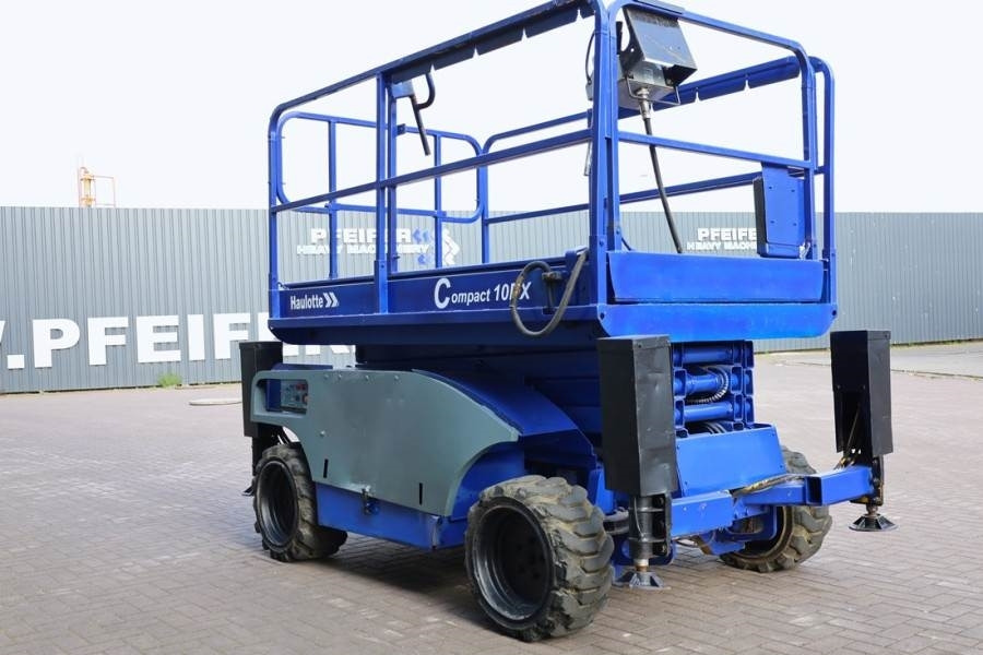 Scissor lift Haulotte COMPACT 10DX Diesel, 4x4 Drive, 10.15m Working Hei: picture 7