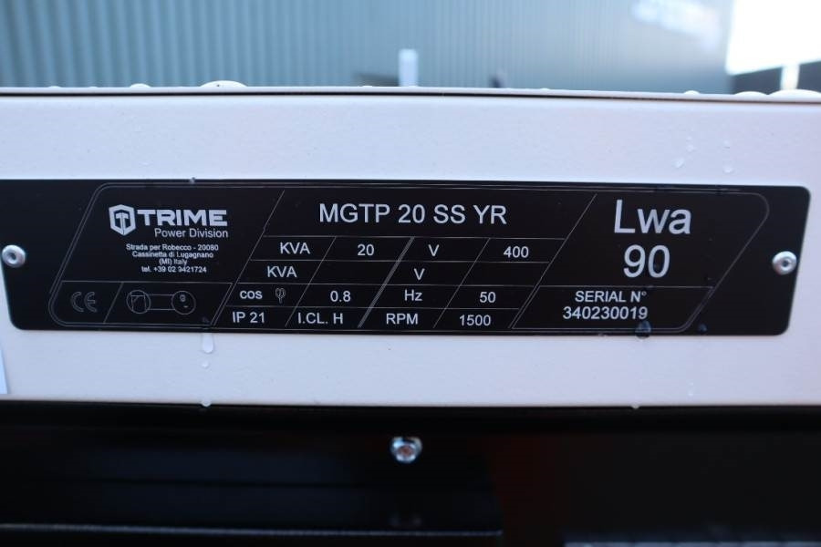 Trime MGTP 20 SS YR Valid inspection, *Guarantee! Diesel - Generator set: picture 5 Trime MGTP 20 SS YR Valid inspection, *Guarantee! Diesel - Generator set: picture 5