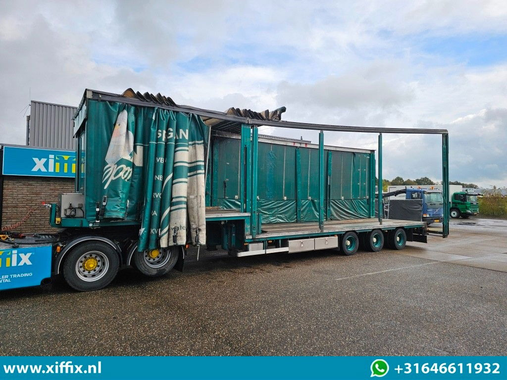 DRACO 3-ass. Semi dieplader met huifopbouw / 2x gestuurd - Low loader semi-trailer: picture 4 DRACO 3-ass. Semi dieplader met huifopbouw / 2x gestuurd - Low loader semi-trailer: picture 4