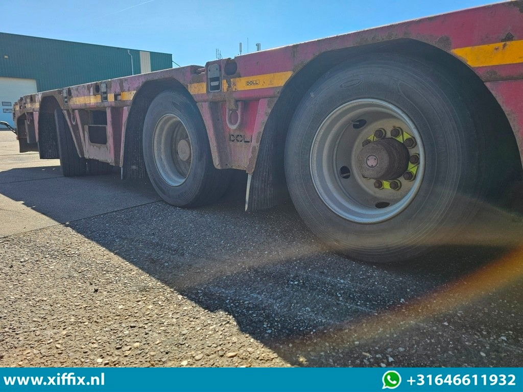 Low loader semi-trailer Doll 3-ass. Uitschuifbare Semi dieplader / 1x naloop gestuurd: picture 10