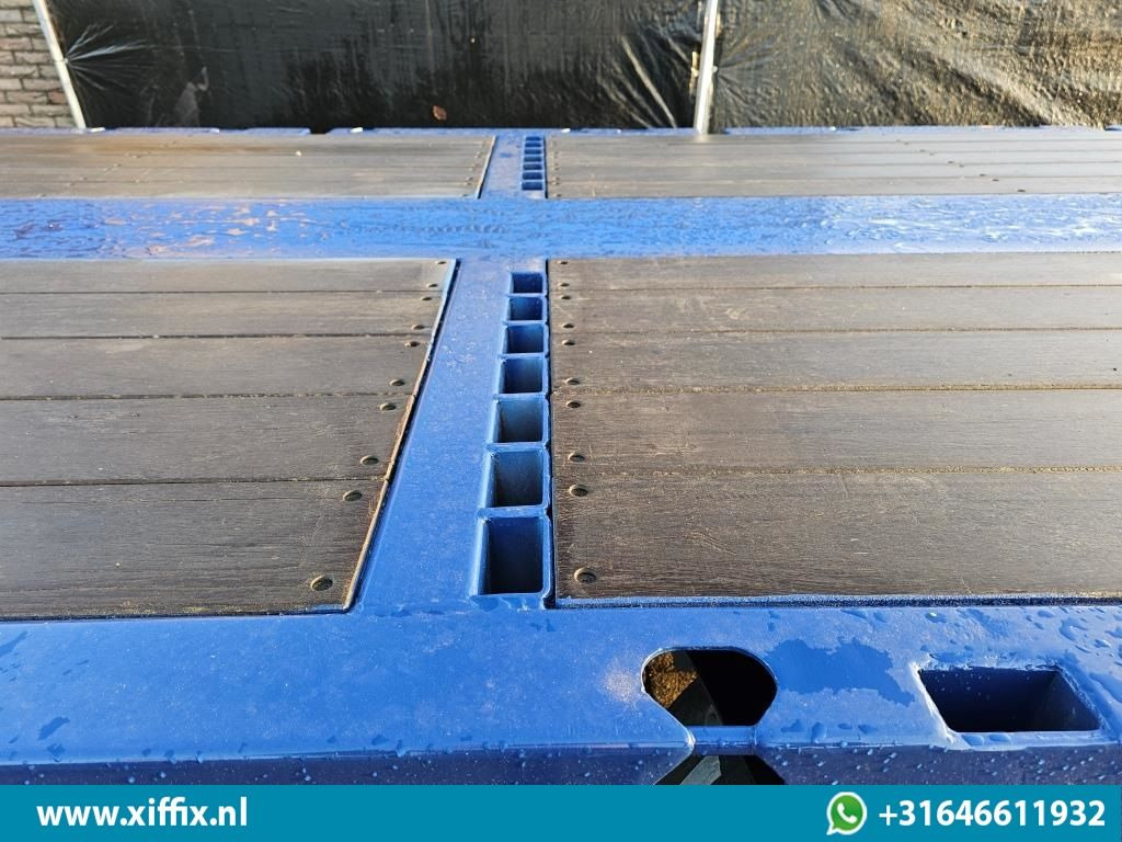 Dropside/ Flatbed semi-trailer Doll 3-ass. Vlakke uitschuifbare oplegger / Naloop gestuurd / 14091: picture 9