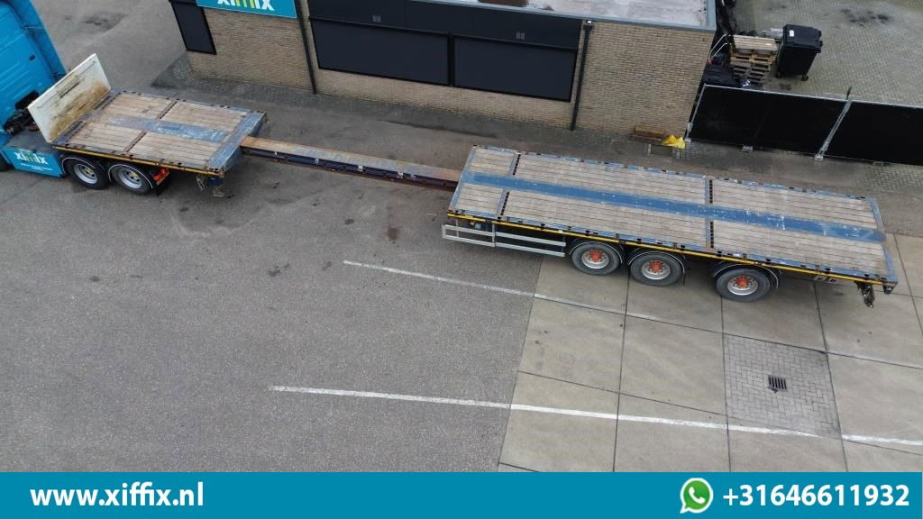 Doll 3-ass. Vlakke uitschuifbare oplegger / Naloop gestuurd - Dropside/ Flatbed semi-trailer: picture 2 Doll 3-ass. Vlakke uitschuifbare oplegger / Naloop gestuurd - Dropside/ Flatbed semi-trailer: picture 2