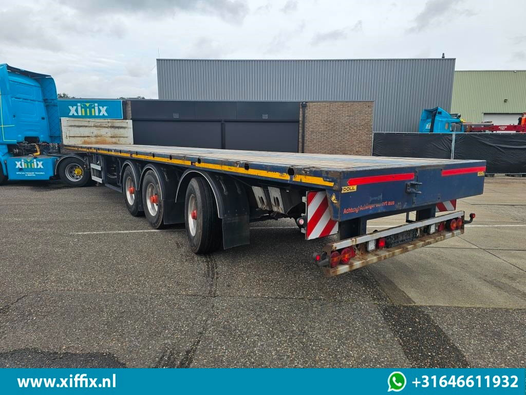 Doll 3-ass. Vlakke uitschuifbare oplegger / Naloop gestuurd - Dropside/ Flatbed semi-trailer: picture 4 Doll 3-ass. Vlakke uitschuifbare oplegger / Naloop gestuurd - Dropside/ Flatbed semi-trailer: picture 4