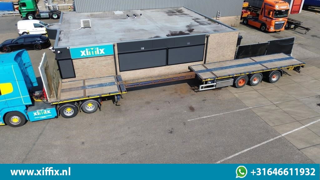 Doll 3-ass. Vlakke uitschuifbare oplegger / Naloop gestuurd - Dropside/ Flatbed semi-trailer: picture 1 Doll 3-ass. Vlakke uitschuifbare oplegger / Naloop gestuurd - Dropside/ Flatbed semi-trailer: picture 1