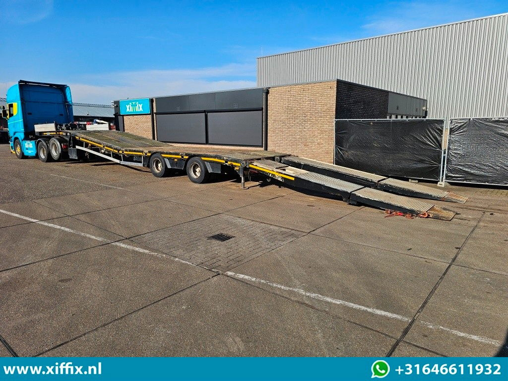 Low loader semi-trailer Faymonville 2-ass. Semi-dieplader met dubbele hydr. Kleppen en hefbed / 2x gestu: picture 6