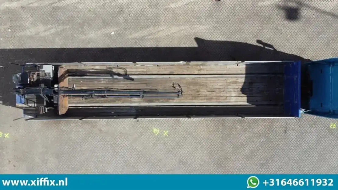 Floor 3-ass. Steenoplegger met Kennis 14 ton/mtr. Kraan / 13425 - Dropside/ Flatbed semi-trailer: picture 3 Floor 3-ass. Steenoplegger met Kennis 14 ton/mtr. Kraan / 13425 - Dropside/ Flatbed semi-trailer: picture 3