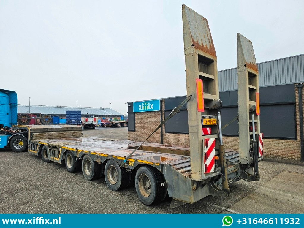Lintrailers 5-ass. Uitschuifbare semi dieplader met hydr. Kleppen / 275 cm. Bree - Low loader semi-trailer: picture 4 Lintrailers 5-ass. Uitschuifbare semi dieplader met hydr. Kleppen / 275 cm. Bree - Low loader semi-trailer: picture 4