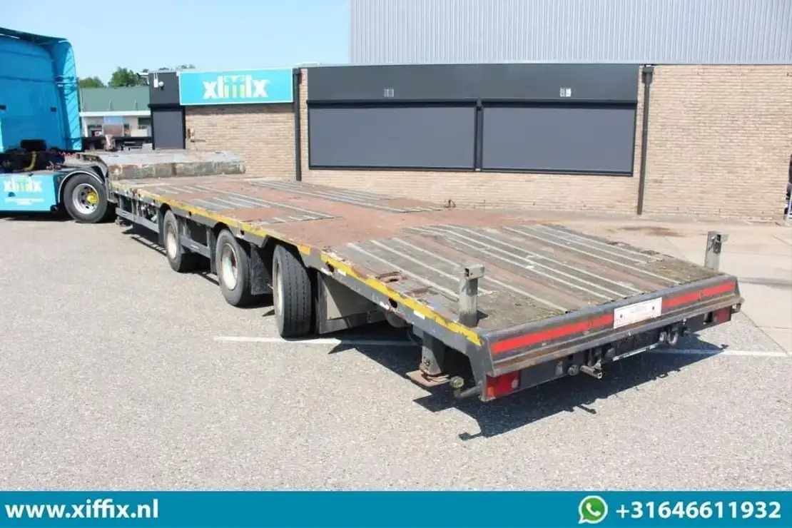 Meusburger 3-ass. Uitschuifbare semi dieplader / Naloop gestuurd / 13821 - Low loader semi-trailer: picture 3 Meusburger 3-ass. Uitschuifbare semi dieplader / Naloop gestuurd / 13821 - Low loader semi-trailer: picture 3