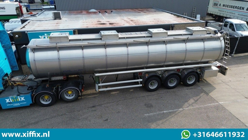 Parcisa 3-ass. Geisoleerde RVS tankoplegger / ADR / Chemie / 1 Compartiment - Tank semi-trailer: picture 1 Parcisa 3-ass. Geisoleerde RVS tankoplegger / ADR / Chemie / 1 Compartiment - Tank semi-trailer: picture 1
