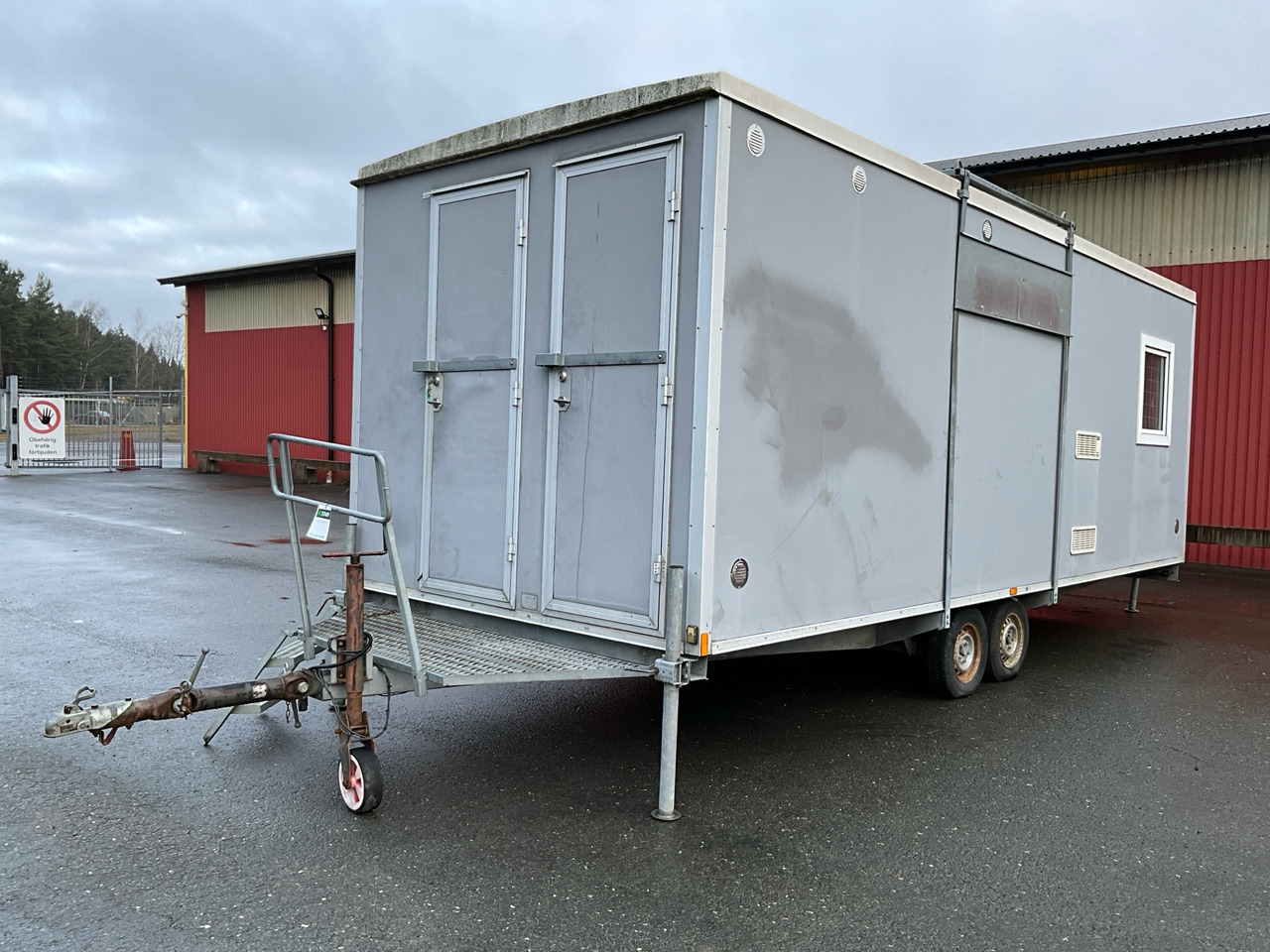 Vallavagnen DTPV 6 - Construction container, Trailer: picture 1 Vallavagnen DTPV 6 - Construction container, Trailer: picture 1