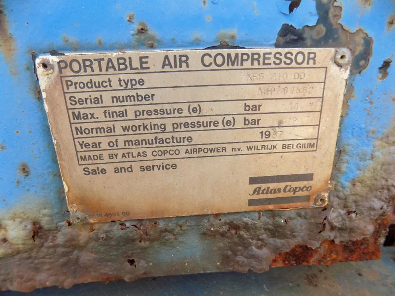 Atlas-Copco XRS 210 DD Atlas copco XRS 210 DD - Air compressor: picture 4 Atlas-Copco XRS 210 DD Atlas copco XRS 210 DD - Air compressor: picture 4