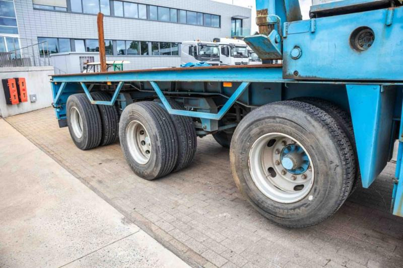 Dropside/ Flatbed semi-trailer Kennis KRAAN/CRANE/GRUE/KRAN - KENNIS 14 TON/M: picture 7