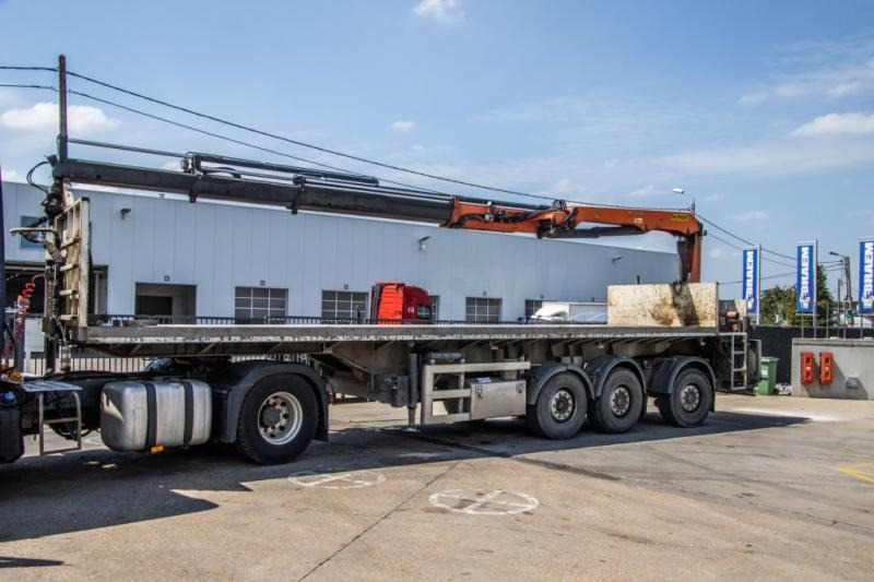 SYSTEM TRAILER CRANE/KRAN/GRUE-PALFINGER 24T/M+3EXT - Dropside/ Flatbed semi-trailer: picture 1 SYSTEM TRAILER CRANE/KRAN/GRUE-PALFINGER 24T/M+3EXT - Dropside/ Flatbed semi-trailer: picture 1