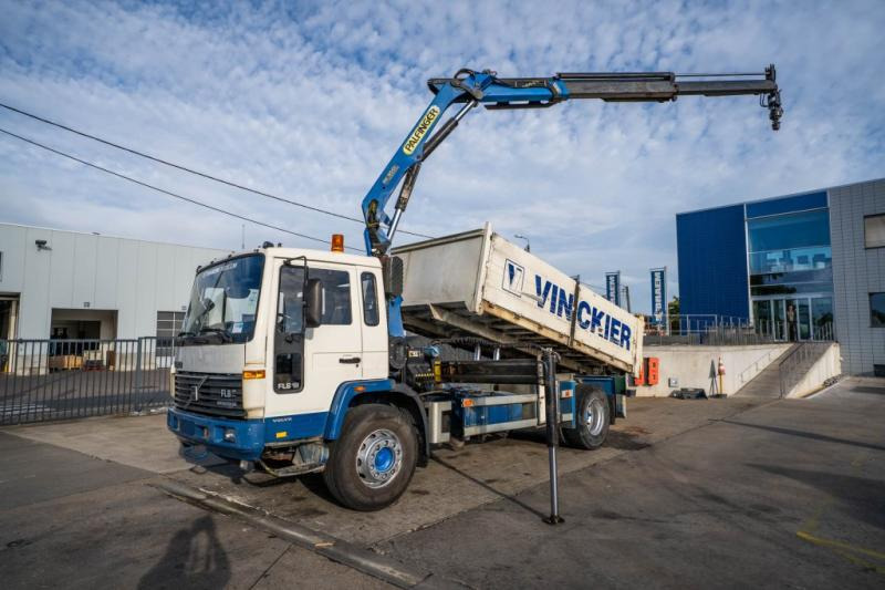 Volvo FL 619 - PK 9501 - Tipper, Crane truck: picture 1 Volvo FL 619 - PK 9501 - Tipper, Crane truck: picture 1