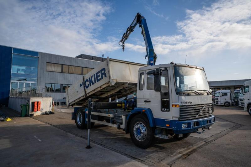 Volvo FL 619 - PK 9501 - Tipper, Crane truck: picture 2 Volvo FL 619 - PK 9501 - Tipper, Crane truck: picture 2