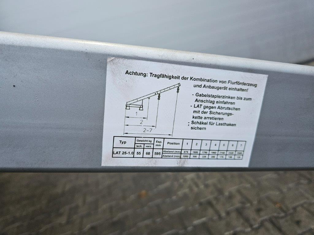 Bauer LAT25-1,0 - Boom for Material handling equipment: picture 4 Bauer LAT25-1,0 - Boom for Material handling equipment: picture 4