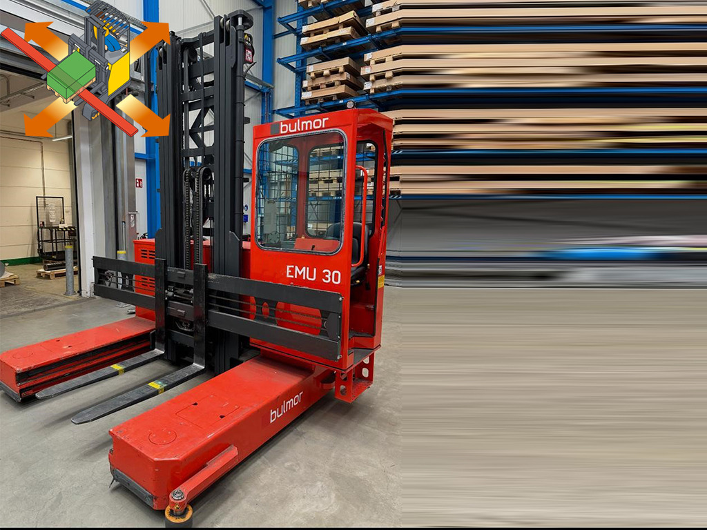 Bulmor EMU30.28/16,5-13/85T - TRIPLEX - 4-way reach truck: picture 1 Bulmor EMU30.28/16,5-13/85T - TRIPLEX - 4-way reach truck: picture 1