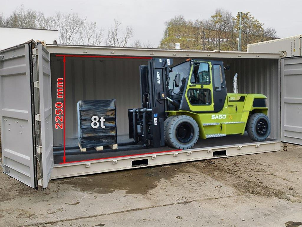 SAGO C80D - Container-Indoor-Stapler - Diesel forklift: picture 1 SAGO C80D - Container-Indoor-Stapler - Diesel forklift: picture 1