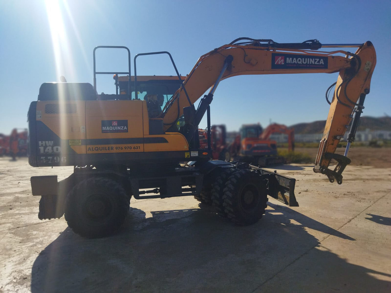 HYUNDAI HW140 - Wheel excavator: picture 3 HYUNDAI HW140 - Wheel excavator: picture 3