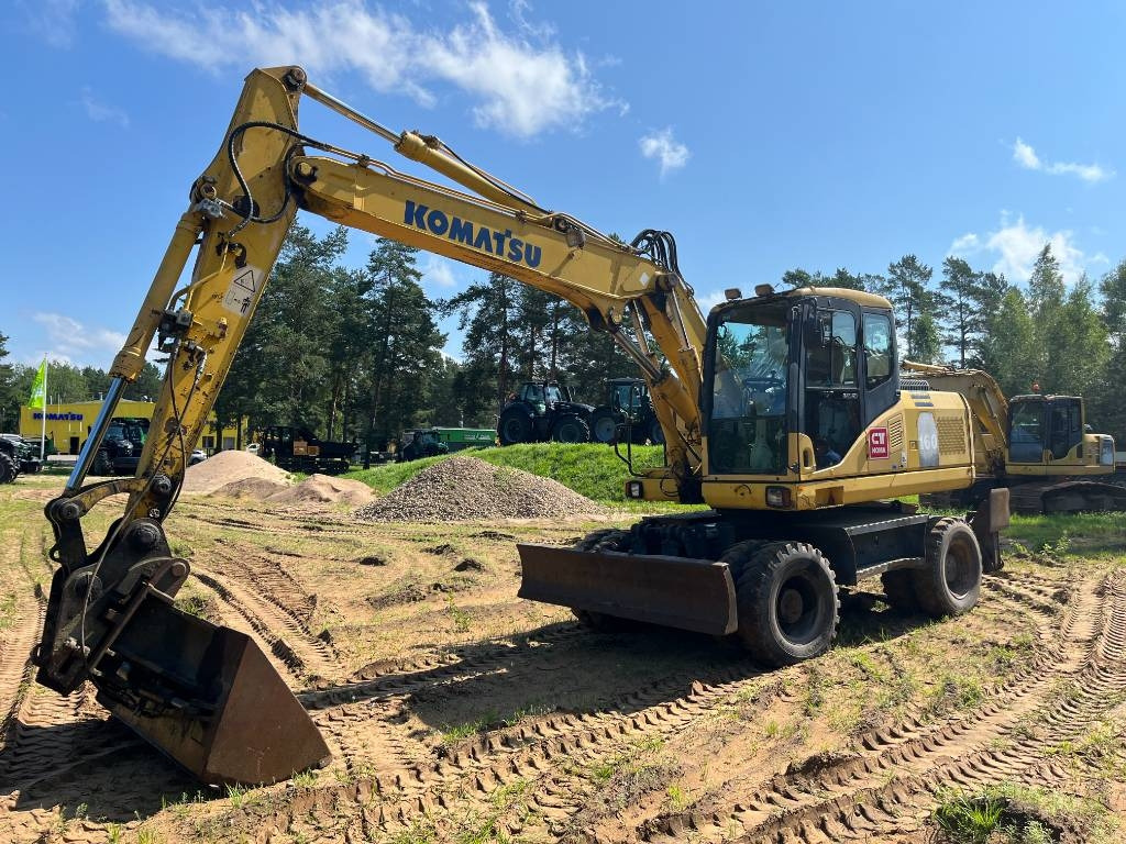 Komatsu PW 160-7 - Wheel excavator: picture 1 Komatsu PW 160-7 - Wheel excavator: picture 1