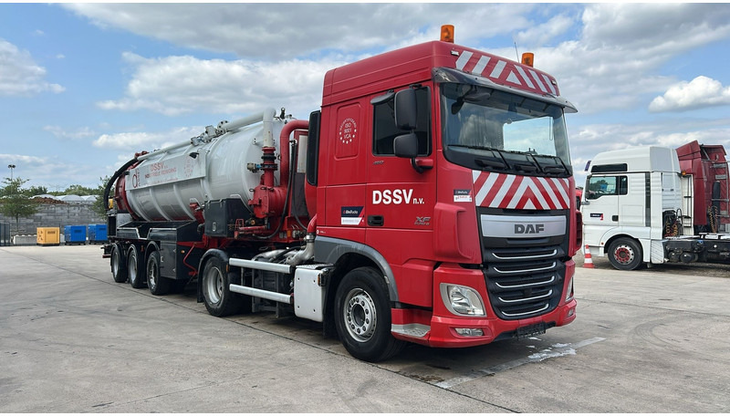 DAF XF 460 (17500L / IPSAM VACUUM + HIGH PRESSURE / BELGIAN TRUCK + TRAILER / TOP CONDITION) - Vacuum truck: picture 3 DAF XF 460 (17500L / IPSAM VACUUM + HIGH PRESSURE / BELGIAN TRUCK + TRAILER / TOP CONDITION) - Vacuum truck: picture 3