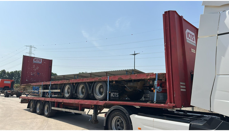 Pacton TXD.339 (BE TRAILER / DRUM BRAKES / FREINS TAMBOURS / SAF AXLES) - Dropside/ Flatbed semi-trailer: picture 3 Pacton TXD.339 (BE TRAILER / DRUM BRAKES / FREINS TAMBOURS / SAF AXLES) - Dropside/ Flatbed semi-trailer: picture 3