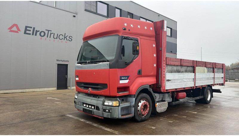 Renault Premium 340 (POMPE MANUELLE / MANUAL PUMP / PLATEAU LONGUE) - Dropside/ Flatbed truck: picture 1 Renault Premium 340 (POMPE MANUELLE / MANUAL PUMP / PLATEAU LONGUE) - Dropside/ Flatbed truck: picture 1