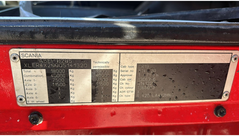 Tractor unit Scania R 420 (RETARDER / MANUAL GEARBOX / BOITE MANUELLE): picture 20