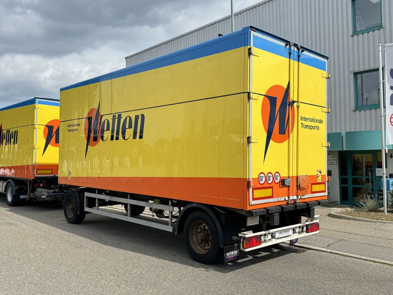 Bachert 14t Alu-Möbelkoffer 7,2m BPW Luft ZS - Closed box trailer: picture 3 Bachert 14t Alu-Möbelkoffer 7,2m BPW Luft ZS - Closed box trailer: picture 3