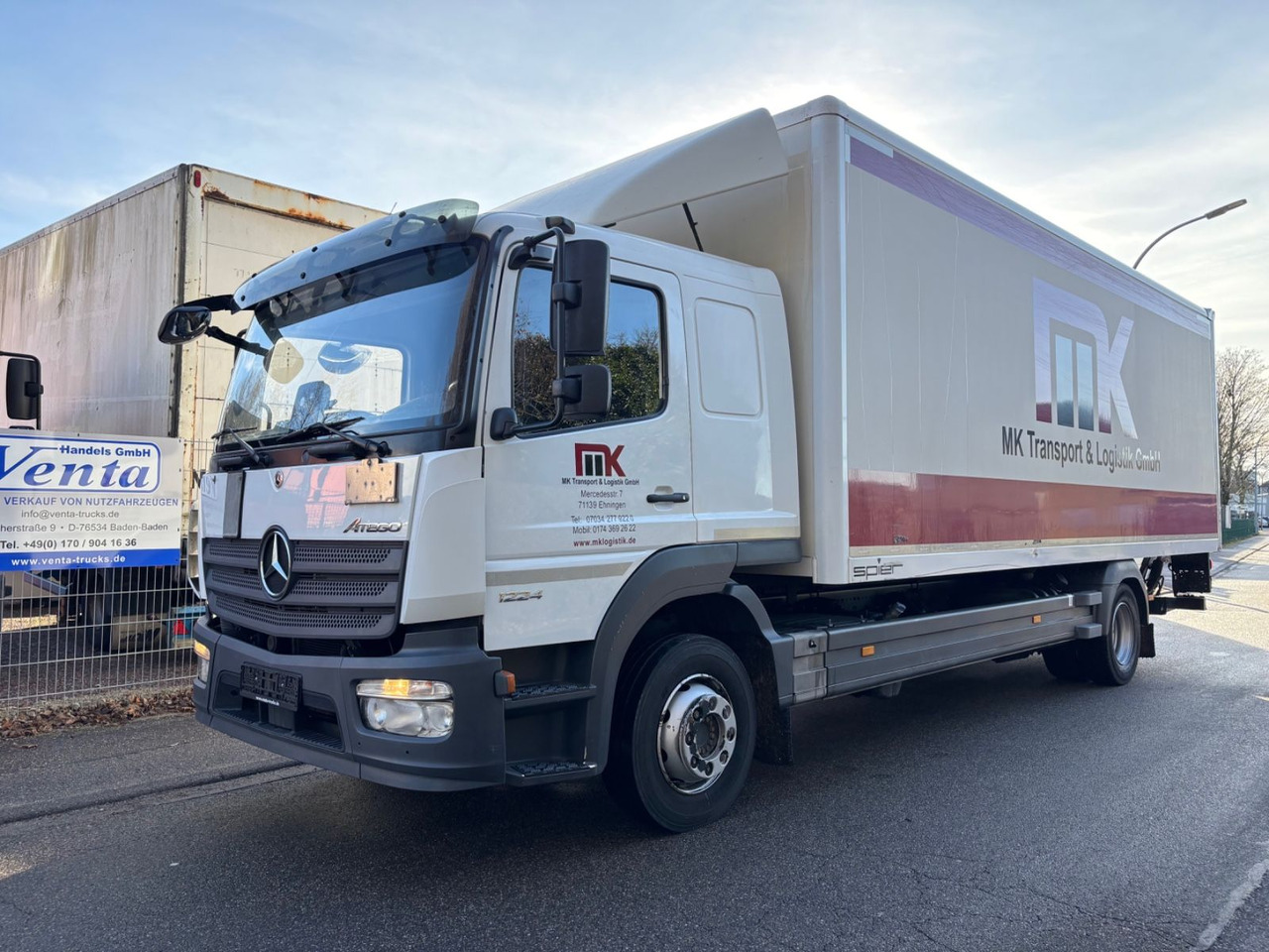 Mercedes-Benz Atego III 1224L, Euro-6, Klima, LBW - Box truck: picture 1 Mercedes-Benz Atego III 1224L, Euro-6, Klima, LBW - Box truck: picture 1