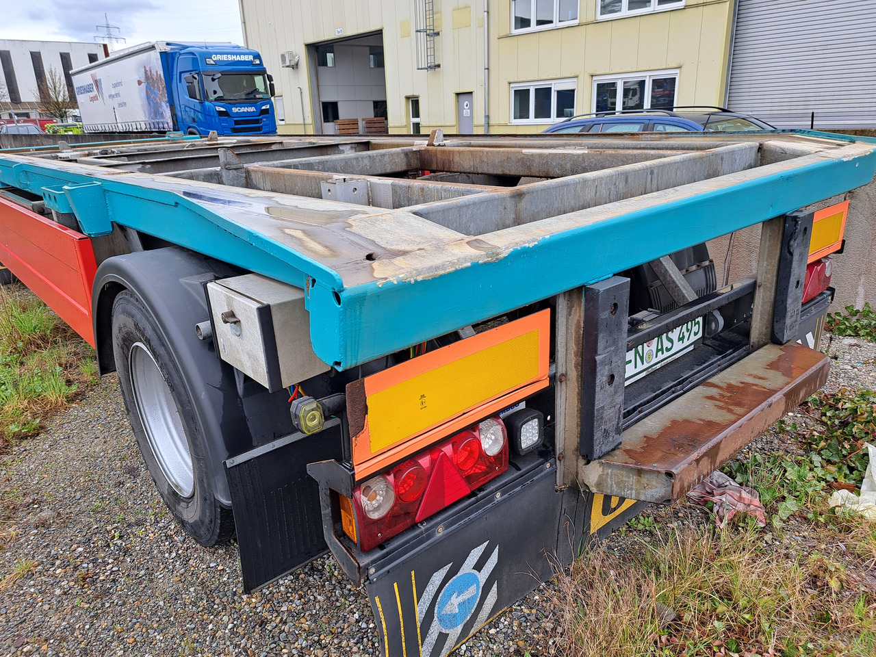 Roll-off/ Skip trailer for transportation of containers Gföllner Kombianhänger: picture 7