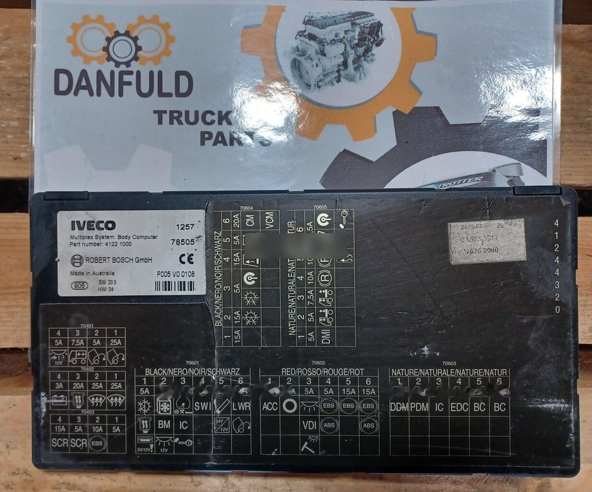 Bosch 41221000 IVECO Stralis truck - ECU for Truck: picture 1 Bosch 41221000 IVECO Stralis truck - ECU for Truck: picture 1