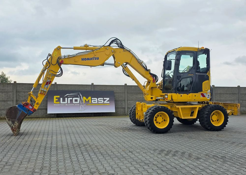 Komatsu PW 98MR-8, 2017 ROK, 5200 MTH, BEZ DPF i ADBLUE - Wheel excavator: picture 2 Komatsu PW 98MR-8, 2017 ROK, 5200 MTH, BEZ DPF i ADBLUE - Wheel excavator: picture 2
