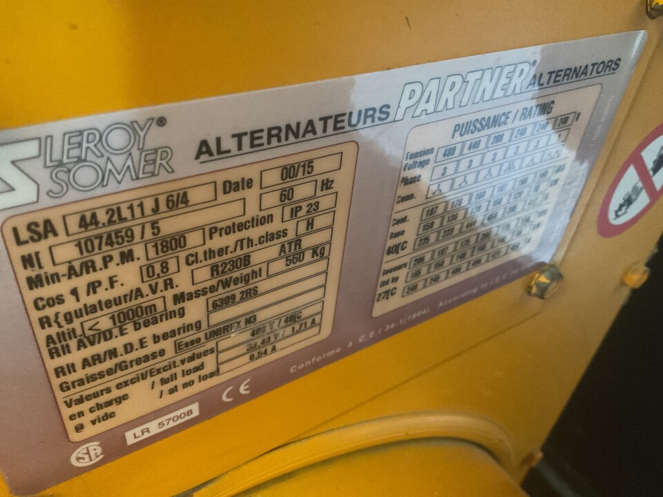 John Deere 6068 HF150, 165KVA generatorset. Low hours like new (1) - Generator set: picture 4 John Deere 6068 HF150, 165KVA generatorset. Low hours like new (1) - Generator set: picture 4