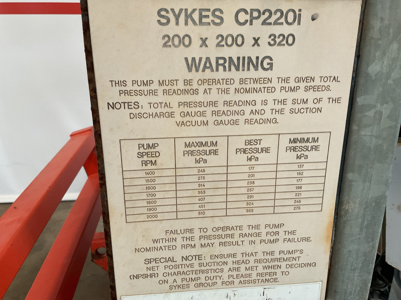 Sykes CP220i water pump, very complete. Perkins powered water pump. - Water pump: picture 5 Sykes CP220i water pump, very complete. Perkins powered water pump. - Water pump: picture 5