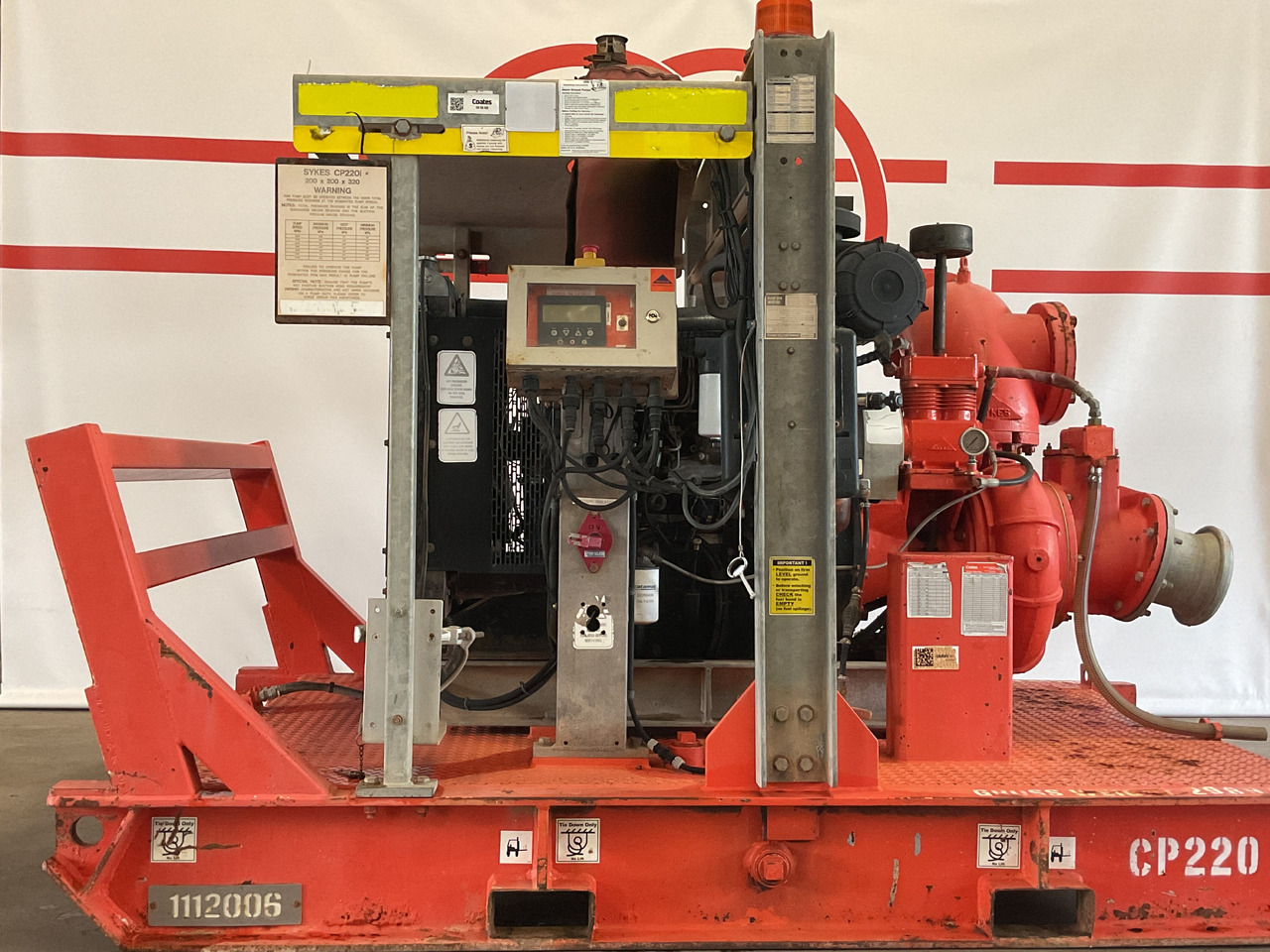 Sykes CP220i water pump, very complete. Perkins powered water pump. - Water pump: picture 1 Sykes CP220i water pump, very complete. Perkins powered water pump. - Water pump: picture 1