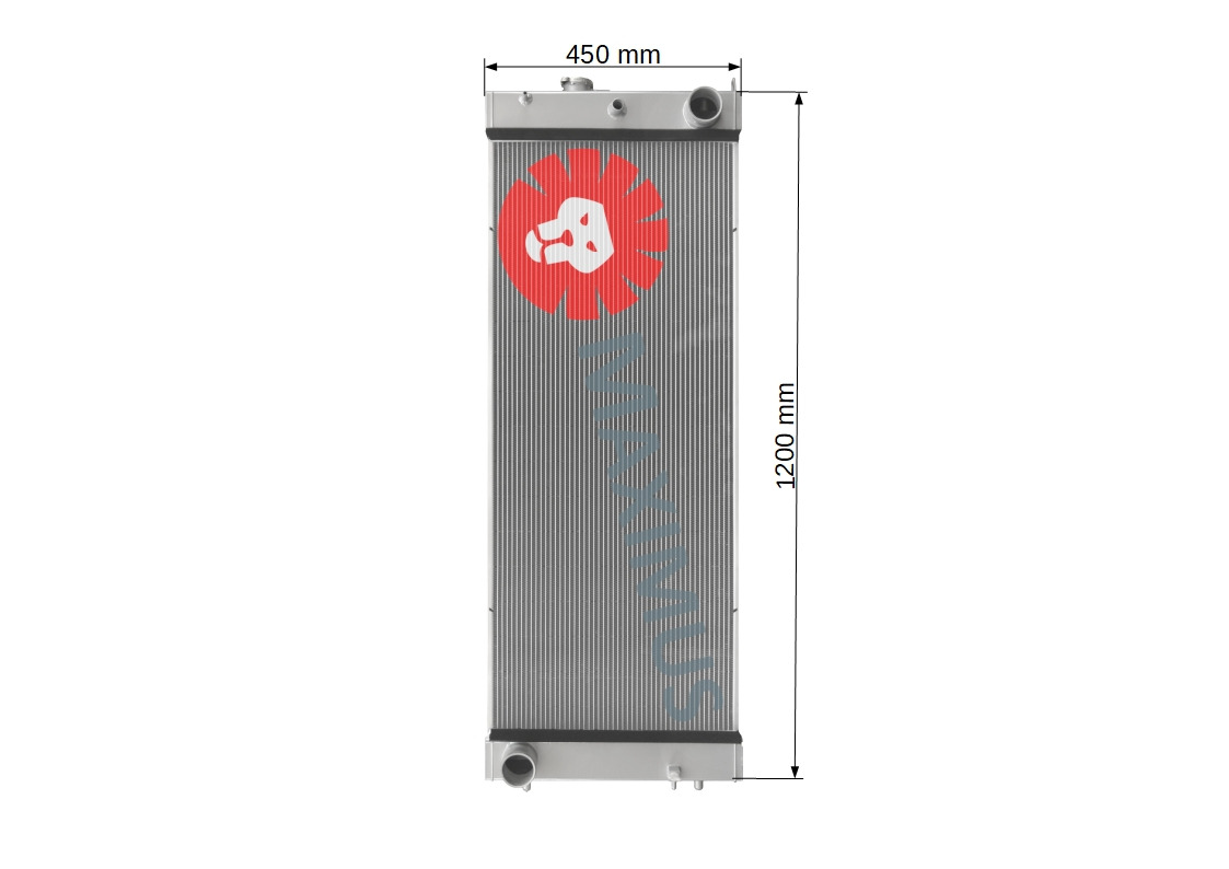 KOMATSU PC300 PC400 PC450 - Radiator for Excavator: picture 2 KOMATSU PC300 PC400 PC450 - Radiator for Excavator: picture 2