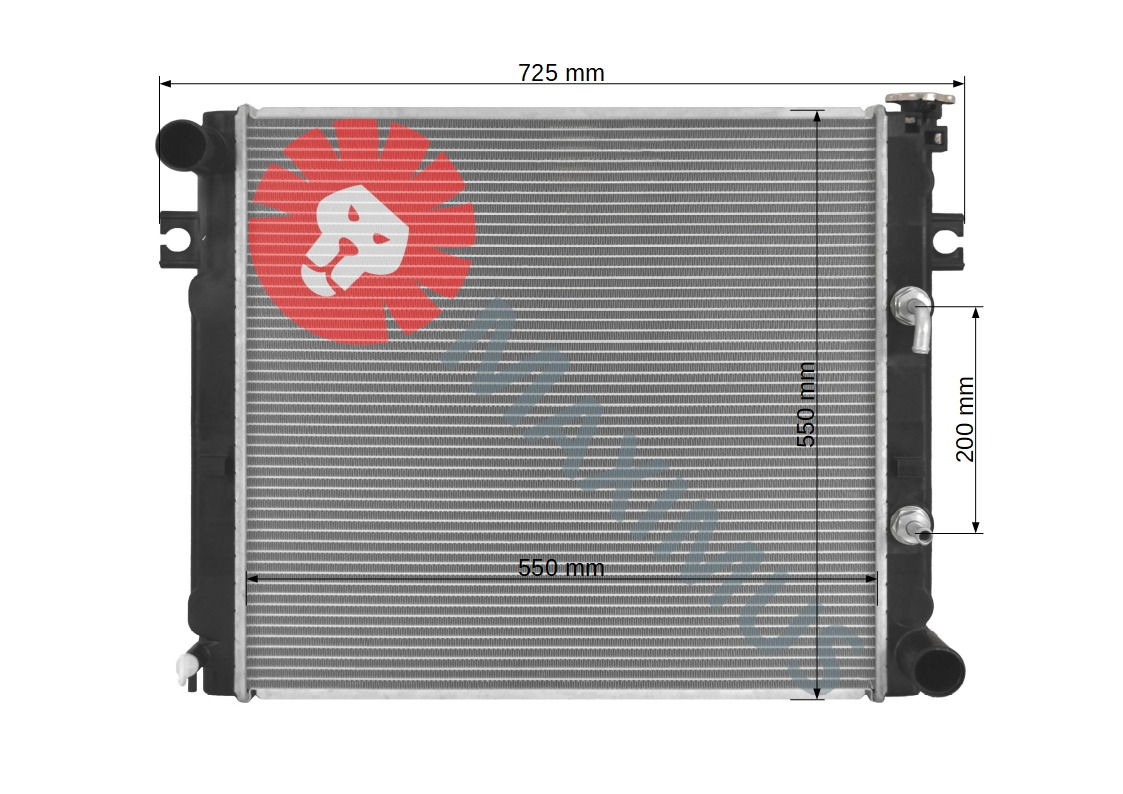 KOMATSU WÓZEK WIDŁOWY - Radiator for Forklift: picture 2 KOMATSU WÓZEK WIDŁOWY - Radiator for Forklift: picture 2