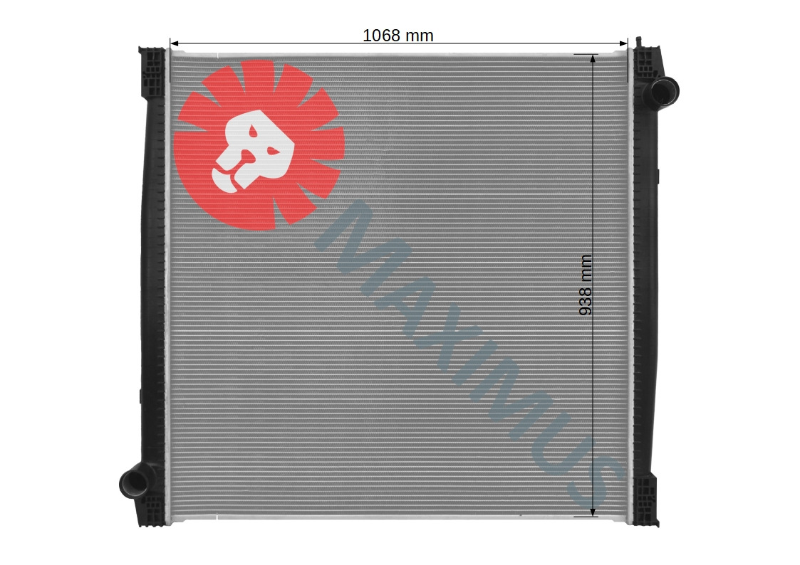 MAN NEOPLAN LIONS COACH LIONS COMFORT LION STAR STARLINER TOURLINER - Radiator for Coach: picture 2 MAN NEOPLAN LIONS COACH LIONS COMFORT LION STAR STARLINER TOURLINER - Radiator for Coach: picture 2