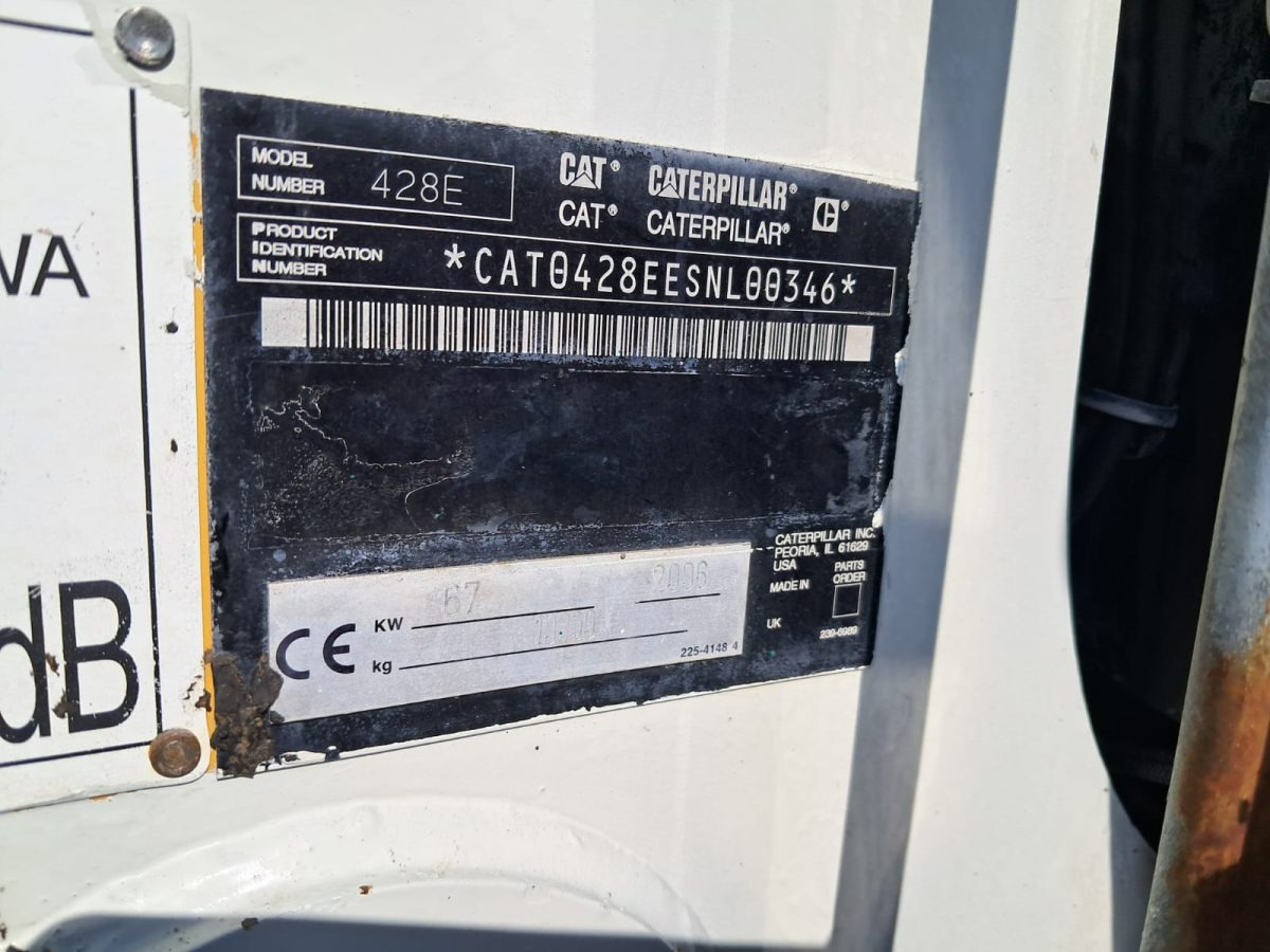 CATERPILLAR 428E - Backhoe loader: picture 2 CATERPILLAR 428E - Backhoe loader: picture 2