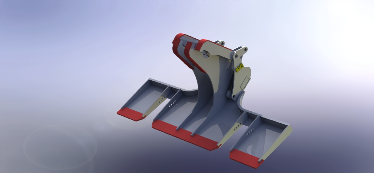 Grapple for Excavator SLEEPER CHANGER - NG ATTACHMENTS: picture 15 Grapple for Excavator SLEEPER CHANGER - NG ATTACHMENTS: picture 15