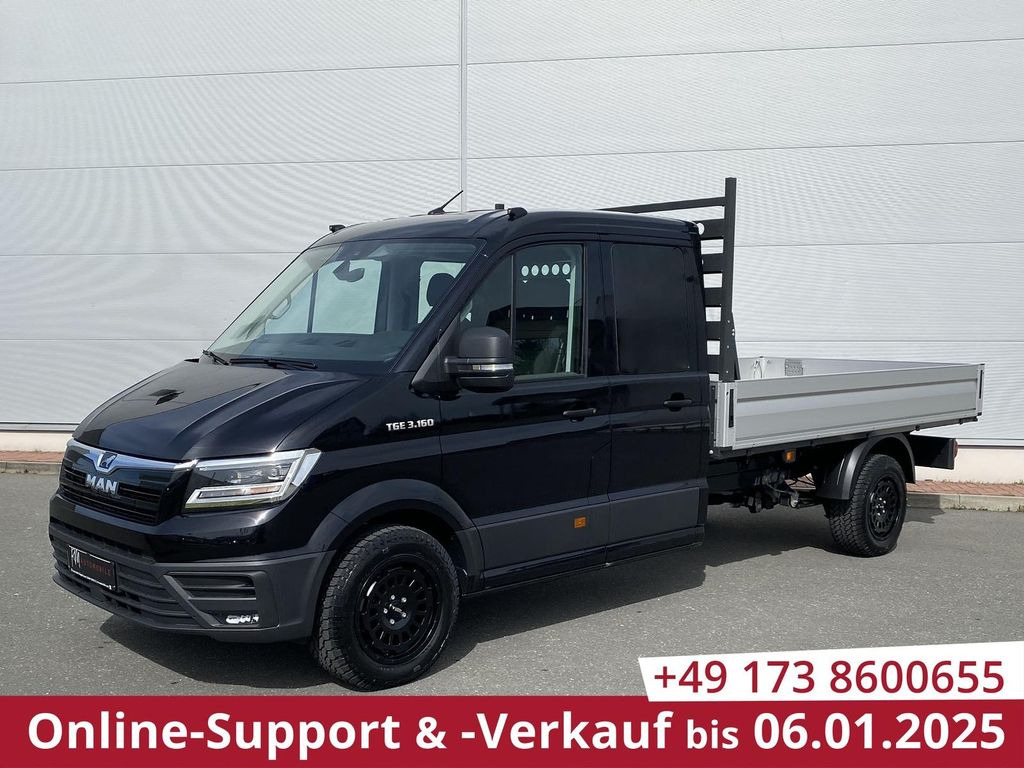 Car MAN TGE 3.160 Pritsche DOKA LR HECK AHK 3.5t ACC NAV: picture 1